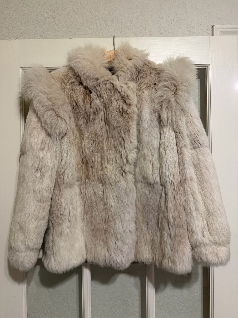Excellent Condition! 100% Rabbit Fur coat with lining. Open to offers!